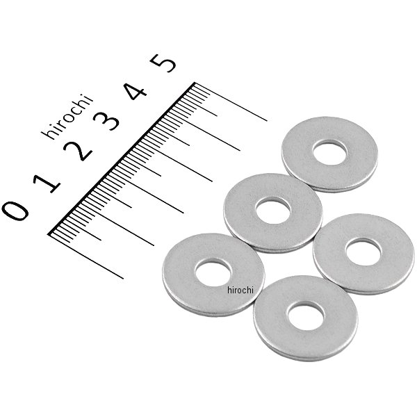 大径 平ワッシャーセット ステンレス 6mmx外径20mmx厚み1.6mm 5枚入り
