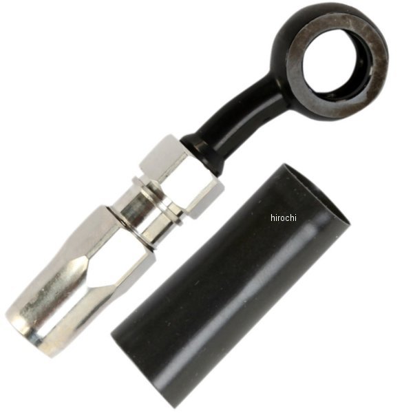 バンジョー 10mm 15°/90°ツイスト ステンレス/黒