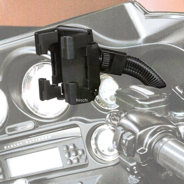 【セール特価】 リブコプロダクト Rivco Products デバイスホルダー ハンドルバー取付 グースネック 調整可能 黒