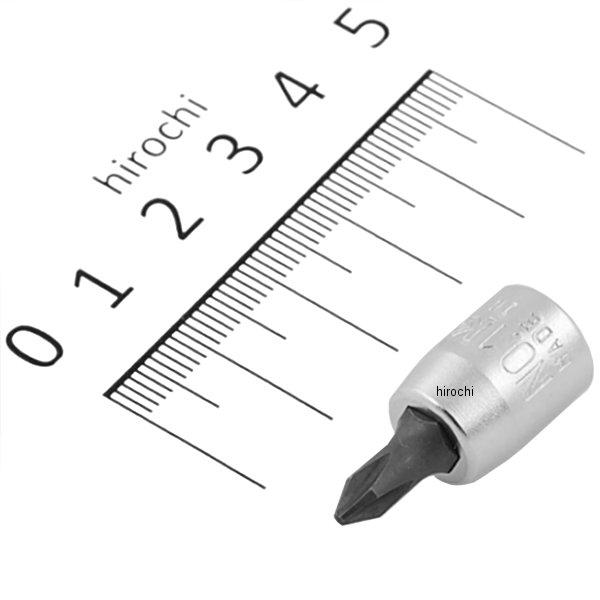 1/4インチsq プラスビットソケット 全長28mm No.1