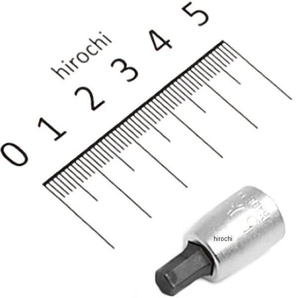 1/4インチsq ヘックスビットソケット 全長25mm 5mm