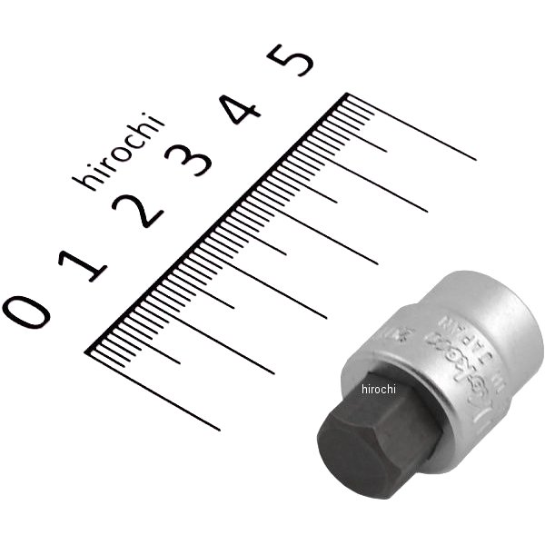 1/4インチsq ヘックスビットソケット 全長25mm 10mm
