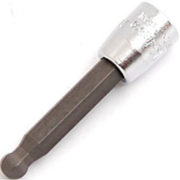 1/4インチsq ヘックスビットソケット(ボールポイント) 全長50mm 5mm