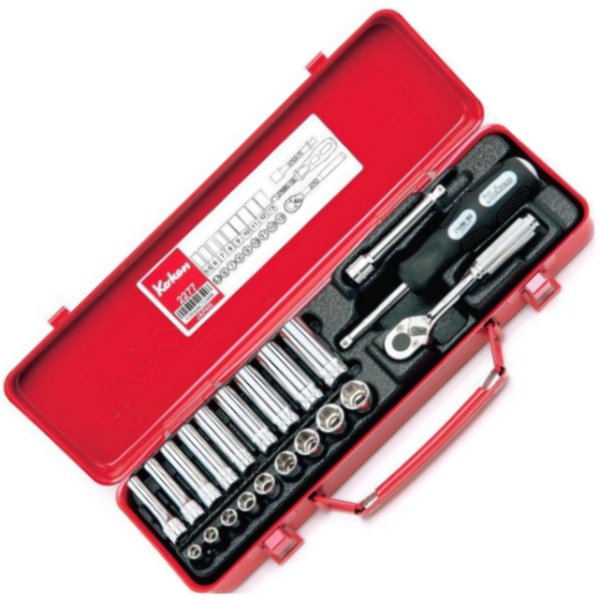 1/4インチsq ソケットセット 21ヶ組 ミリタイプ