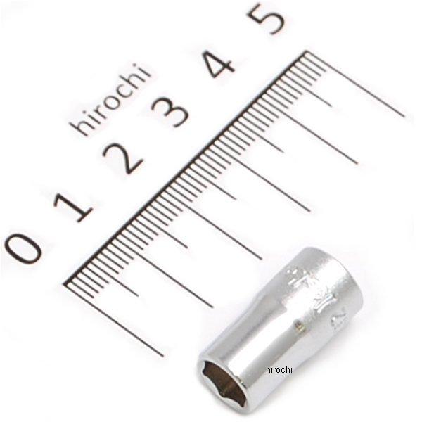 1/4インチsq 6角スタンダードソケット 9/32インチ