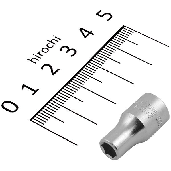 1/4インチsq 6角スタンダードソケット 5mm