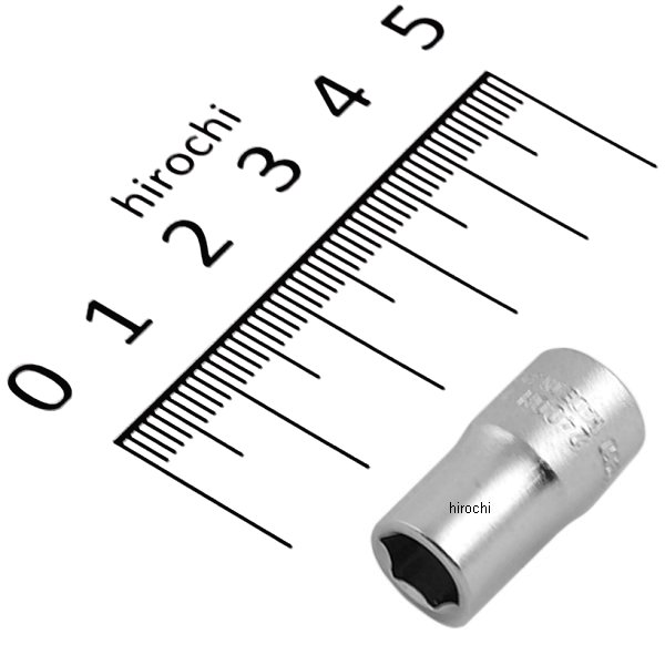 1/4インチsq 6角スタンダードソケット 7mm