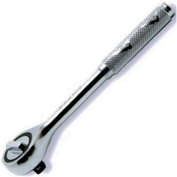 1/4インチsq ラチェットハンドル(ローレット) 全長 125mm