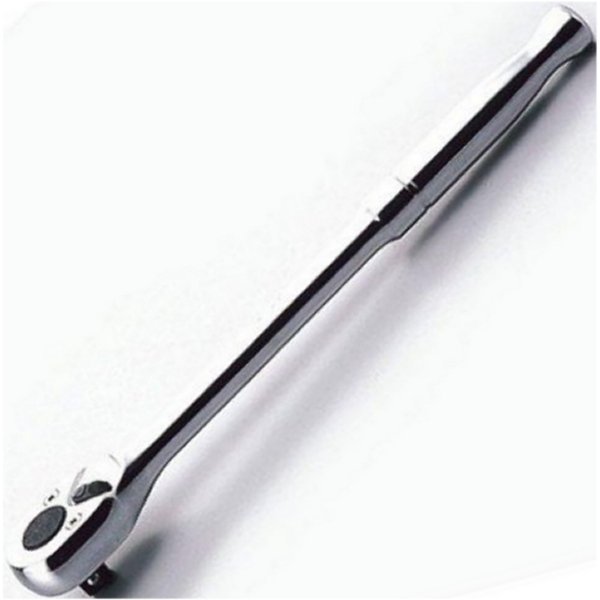 1/4インチsq ロングラチェットハンドル 全長160mm(ミガキ) 全長 160mm