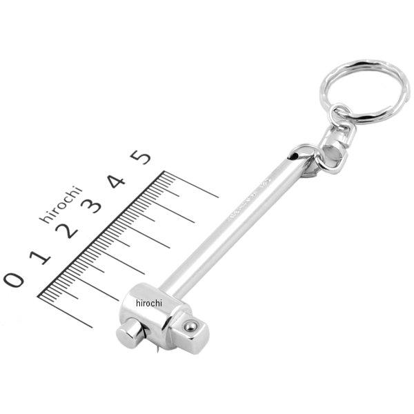 1/4インチsq T型スライドハンドル キーリング付き 全長 75mm