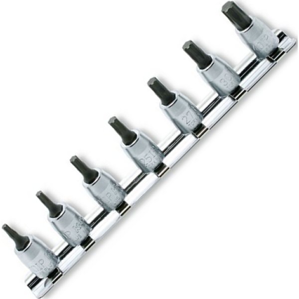 1/4インチsq トルクスプラスビットソケットレールセット 7ヶ組