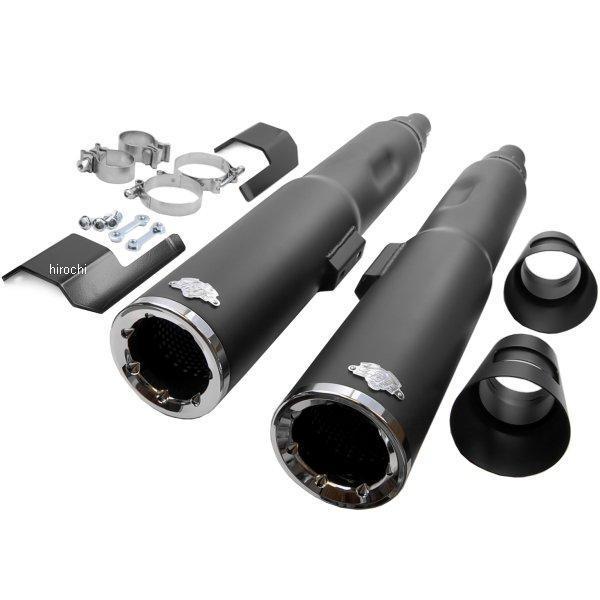 4.5インチ スリップオンマフラー Hi-Output 95年-16年 FLH 黒