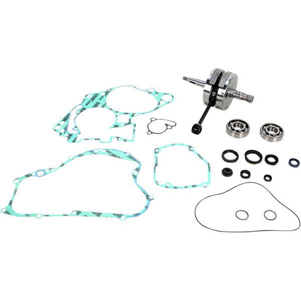 クランクシャフトキット ベアリング、ガスケット付き 04年-10年 RM125 左右ペア