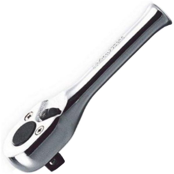 1/4インチsq ショートラチェットハンドル(ミガキ) 全長 75mm