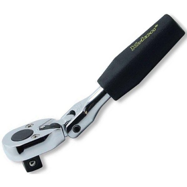 3/8インチsq ラチェットハンドル 首振り/ショート(樹脂) 全長 120mm