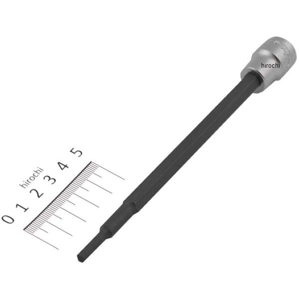 3/8インチsq ヘックスビットソケット 全長160mm 4mm