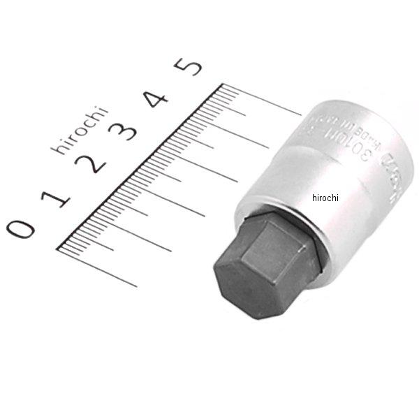 3/8インチsq ヘックスビットソケット 全長38mm 13mm