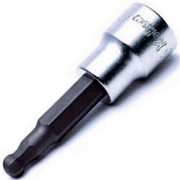 3/8インチsq ボールポイントヘックスビットソケット 全長100mm 7mm
