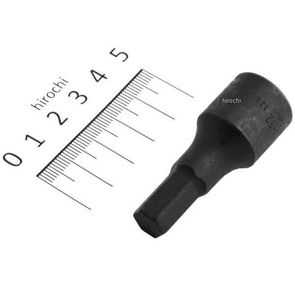 3/8インチsq ヘックスビットソケット 全長52mm 3/8インチ