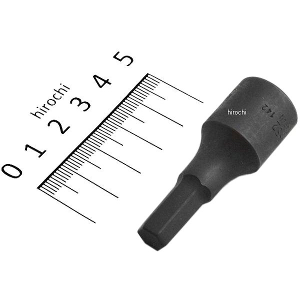 3/8インチsq ヘックスビットソケット 全長52mm 5/16インチ