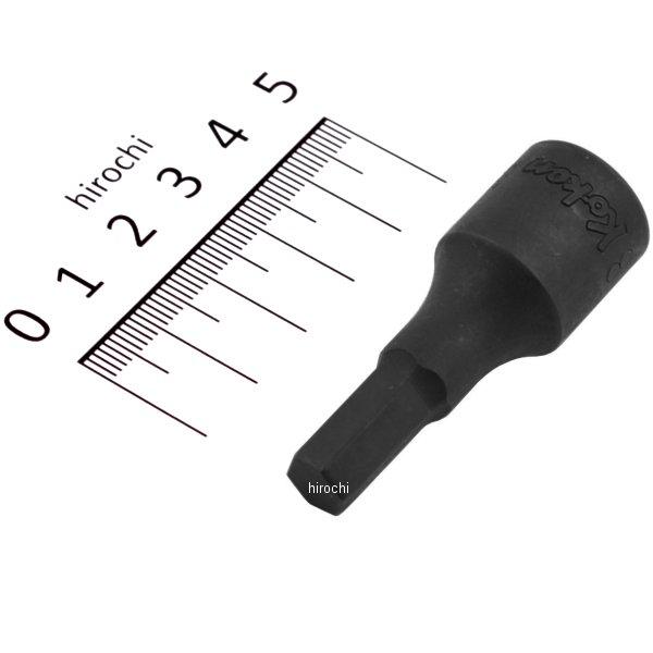 3/8インチsq ヘックスビットソケット 全長52mm 8mm
