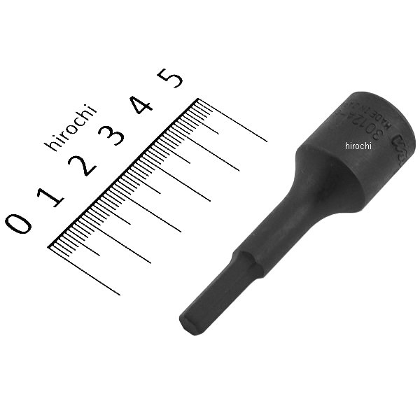 3/8インチsq ヘックスビットソケット 全長62mm 7/32インチ
