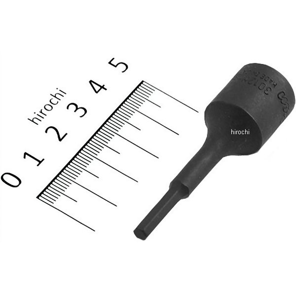 3/8インチsq ヘックスビットソケット 全長62mm 4mm