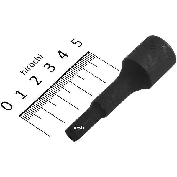 3/8インチsq ヘックスビットソケット 全長62mm 7mm