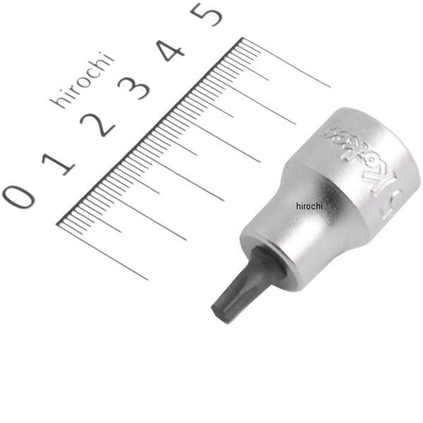 3/8インチsq トルクスビットソケット 全長38mm T25