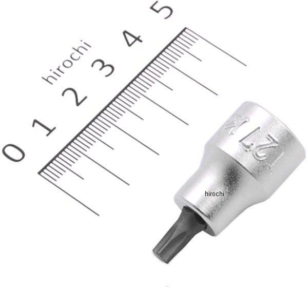 3/8インチsq トルクスビットソケット 全長38mm T27
