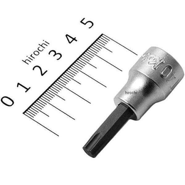 3/8インチsq トルクスビットソケット 全長50mm T40