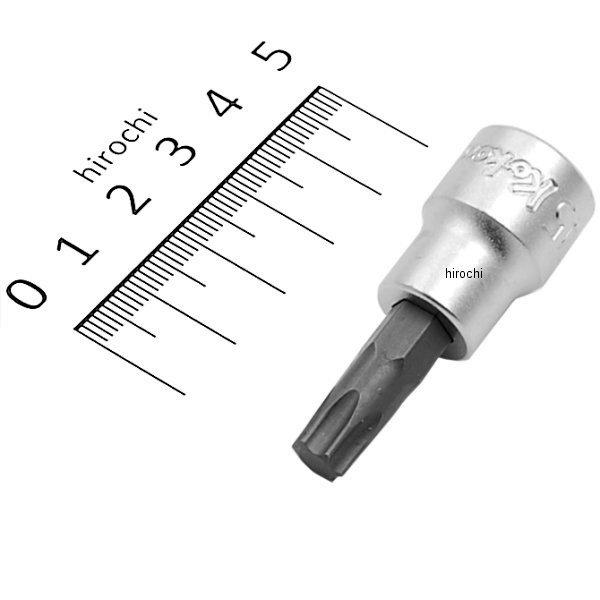 3/8インチsq トルクスビットソケット 全長50mm T45