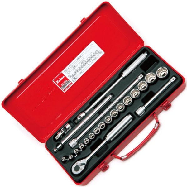 3/8インチsq ソケットセット 22ヶ組 ミリタイプ