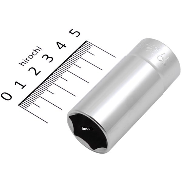 3/8インチsq 6角ディープソケット 19mm