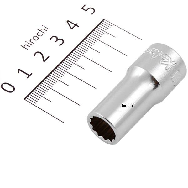 3/8インチsq 12角セミディープソケット 10mm