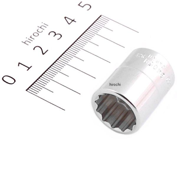 3/8インチsq 12角スタンダードソケット 15mm