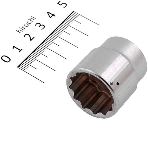 3/8インチsq 12角スタンダードソケット 23mm