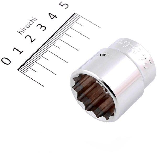 3/8インチsq 12角スタンダードソケット 24mm