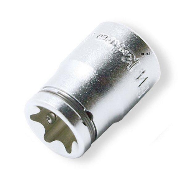 3/8インチナットグリップトルクスソケット 先端外径15.8mm