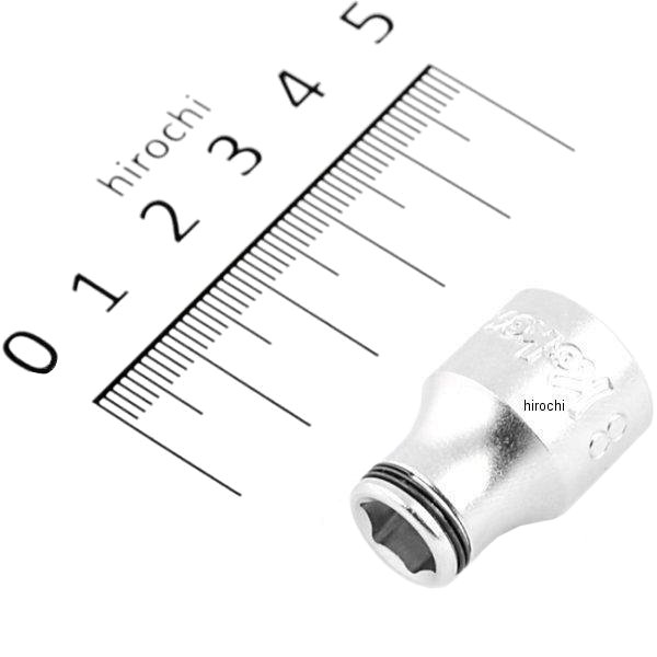 3/8インチsq ナットグリップソケット 8mm