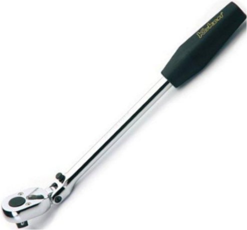 3/8インチsq ラチェットハンドル 首振り/ロック式(樹脂) 全長 285mm