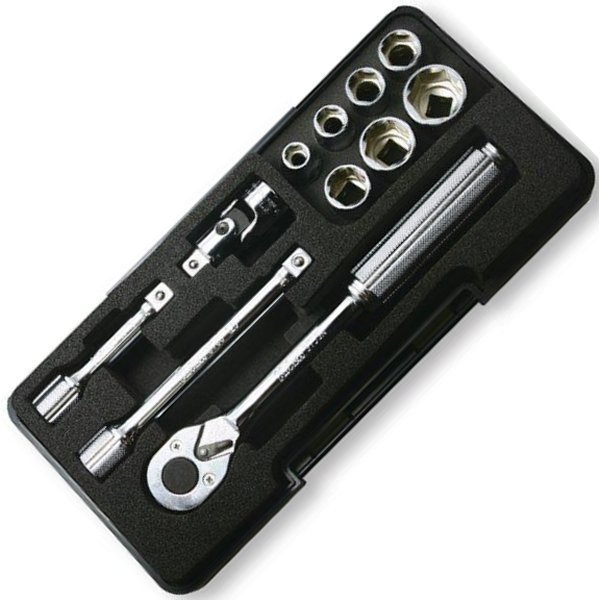 3/8インチsq ソケットセット プラスチックケース 11ヶ組