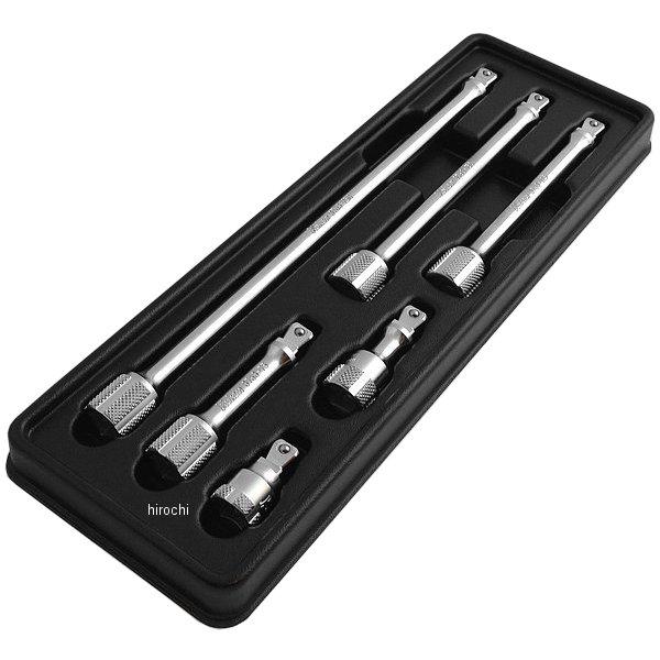 3/8インチsq オフセットエクステンションバーシュリンクパックセット 6ヶ組