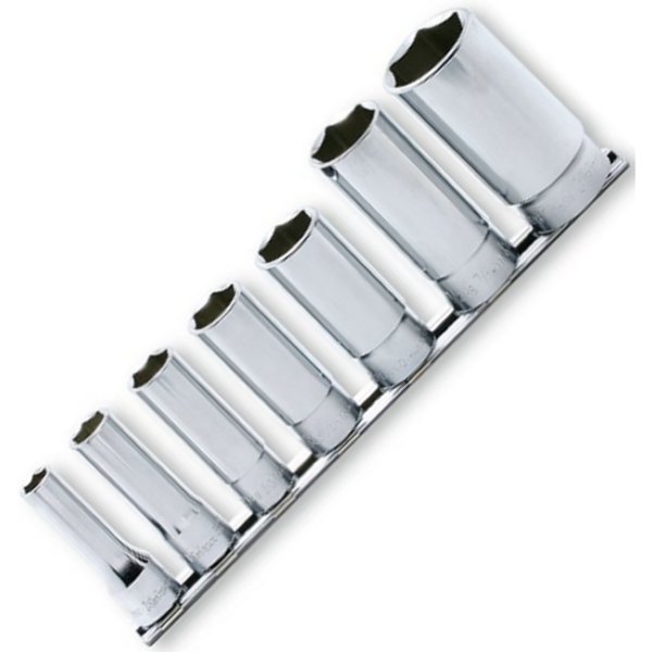 3/8インチsq 6角英国規格ディープソケットレールセット 7ヶ組 インチタイプ