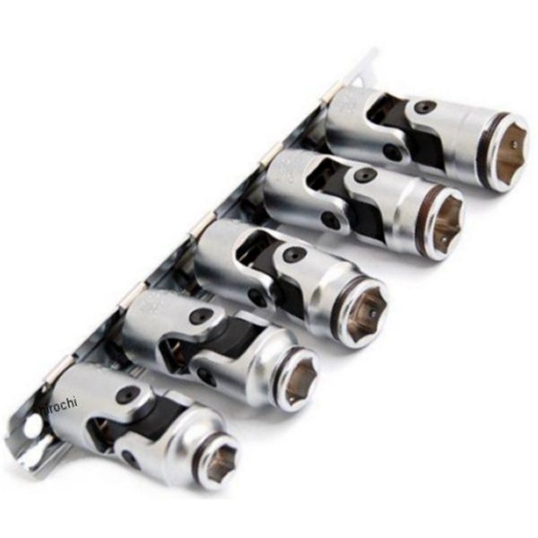 3/8インチsq ナットグリップ ユニバーサルソケットレールセット 5ヶ組