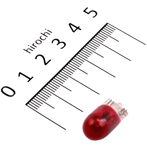 ノーマルバルブ 12V5W メーター/ポジション球 (レッド) (1個売り)