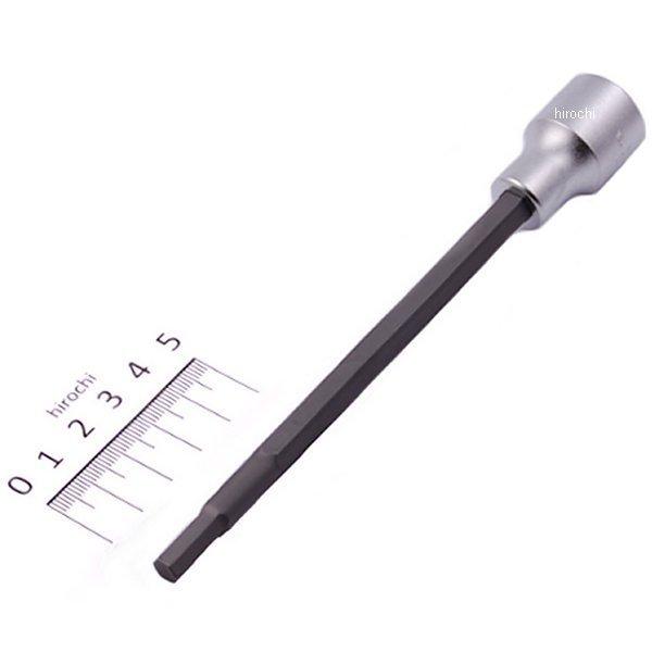 1/2インチsq ヘックスビットソケット 全長160mm 6mm
