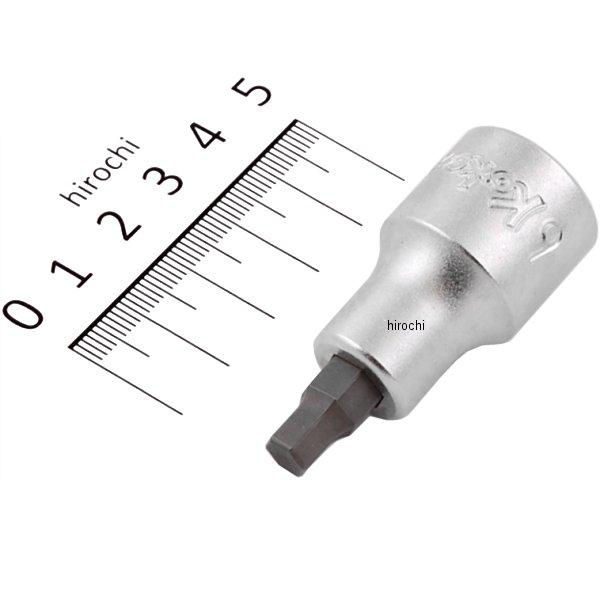 1/2インチsq ヘックスビットソケット 全長50mm 6mm