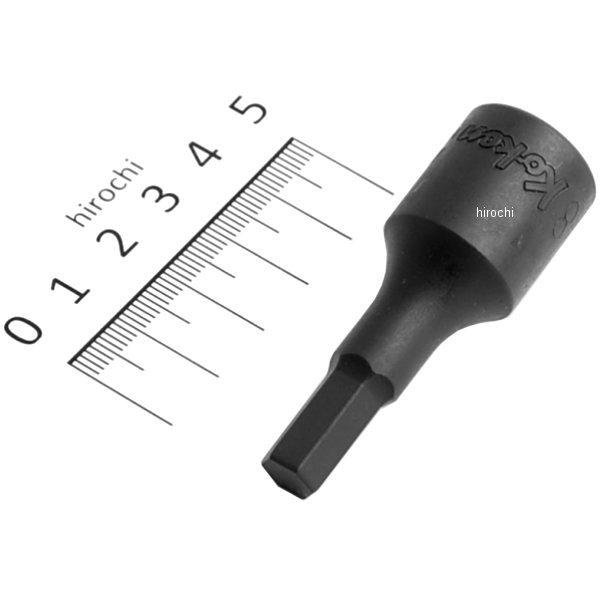1/2インチsq ヘックスビットソケット 全長60mm 8mm