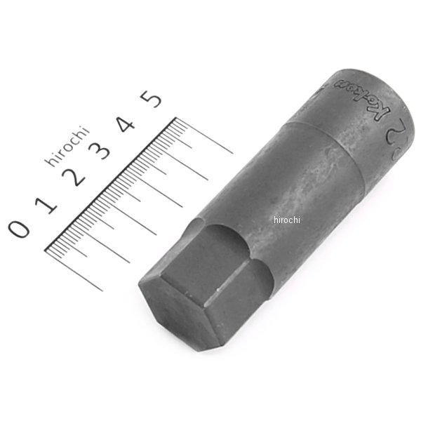 1/2インチsq ヘックスビットソケット 全長75mm 22mm